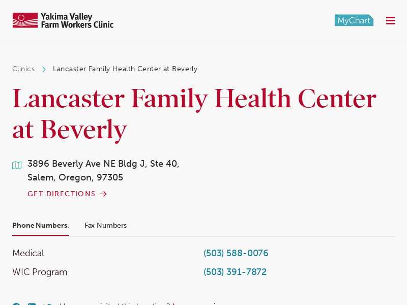 Lancaster Family Health Center at Beverly