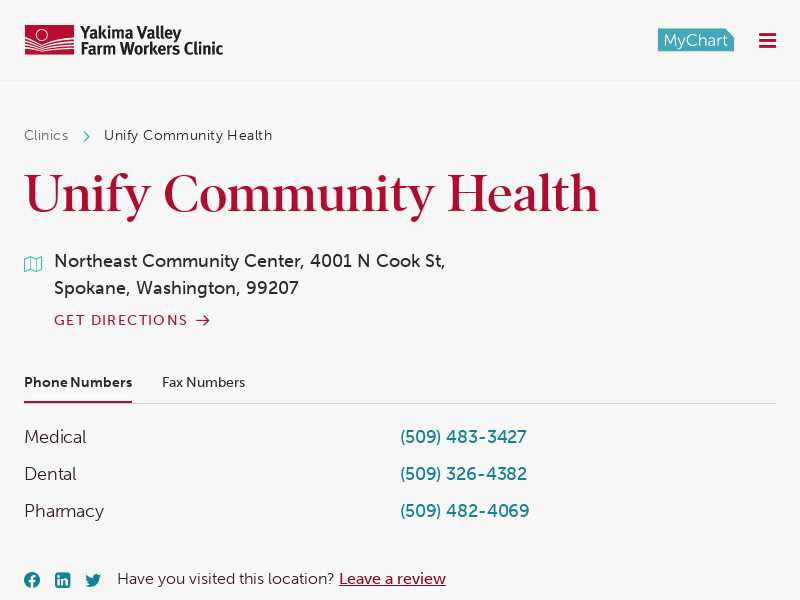 Unify Community Health - Cook Street