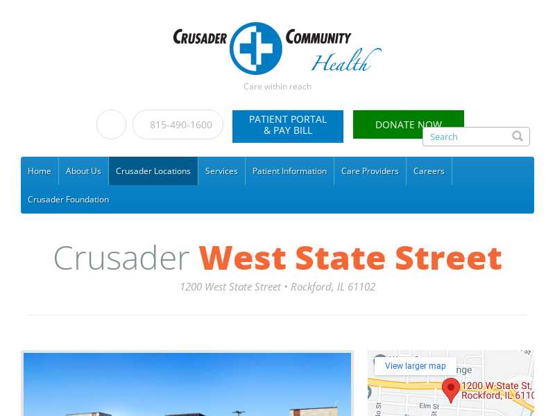 Crusader Community Health on West State Street