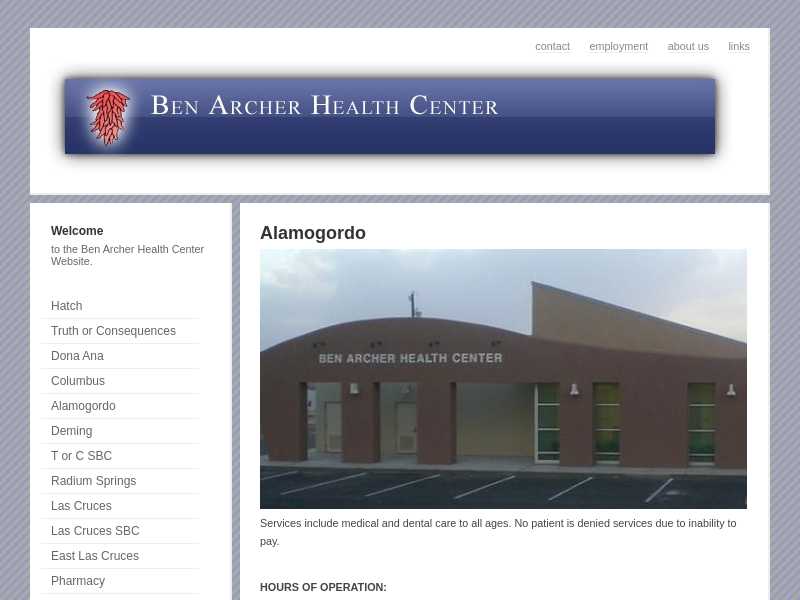 Alamogordo Community Health Center - Ben Archer Health Center
