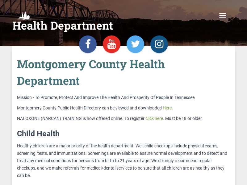 Montgomery County Health Department